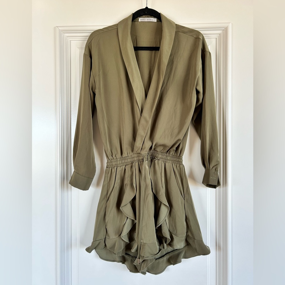 Saints + Secrets Army Green Romper